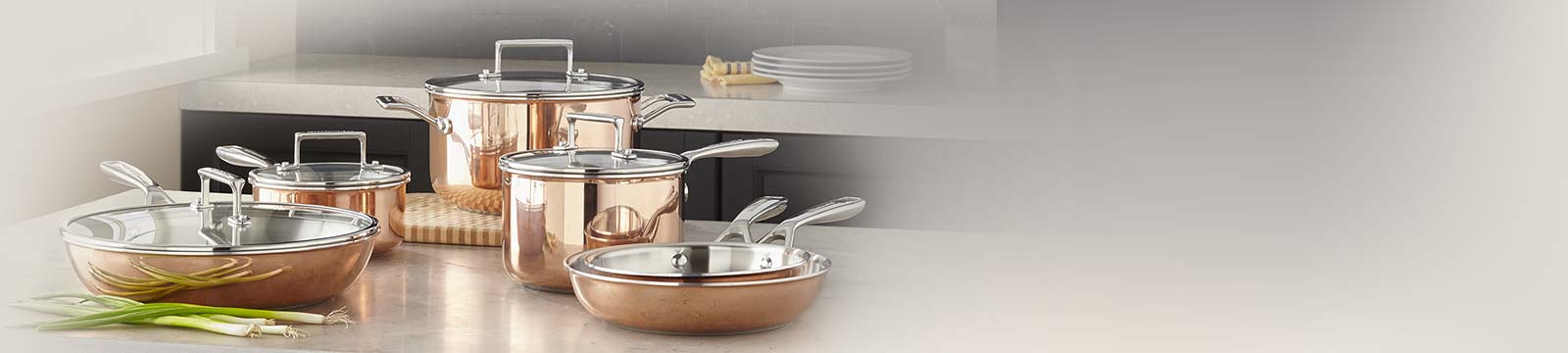 KitchenAid Stainless Steel Ensemble de Casseroles Antiadhésives à 3 Couches  de 16 cm, 18 cm et 20 cm en Acier Inoxydable, Résistant à la Chaleur,  Clad,Multicouche,Induction,Four,Lave-vaisselle,Argenté en destockage et  reconditionné chez DealBurn