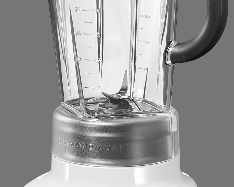 Blender KitchenAid Classic 1,75 L Blanc – Moteur Puissant, 5 Vitesses, Pieds Antidérapants